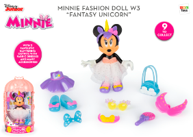 מיני מאוס- בובת אופנה חד קרן קסום