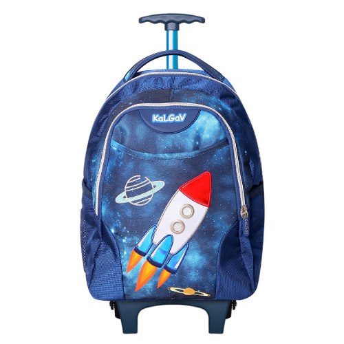 תיק גן טרול חלל כחול מודפס