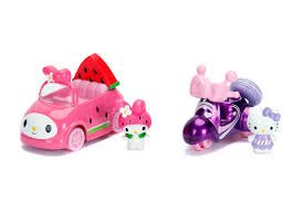 סט זוג מכוניות הלו קיטי 1