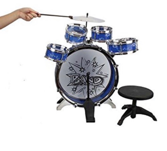 מערכת תופים כולל כיסא