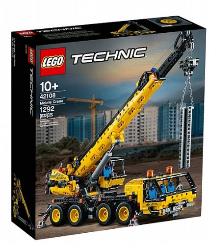 לגו סיטי 42108 משאית מנוף הבולדוזר