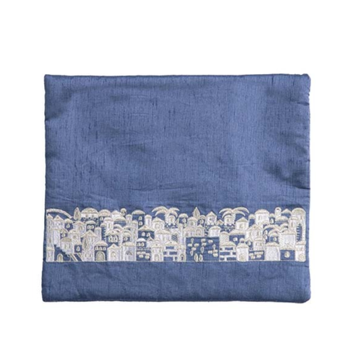 כיסוי תפילין - לבן וכסף