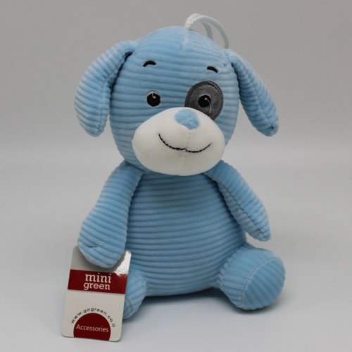 בובת פרווה כלבלב תכלת