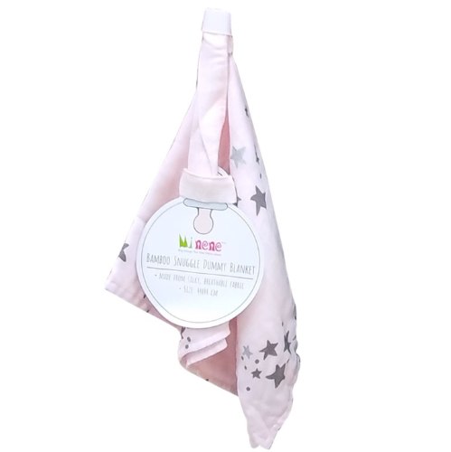 שמיכי מחזיק מוצץ במבוק- ורוד