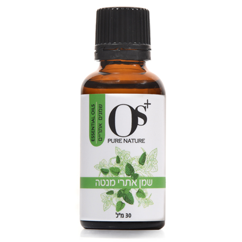 שמן אתרי מנטה, 30 מ"ל, OS+