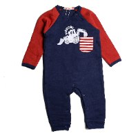 אוברול פוטר טרקטור בייבי בנים