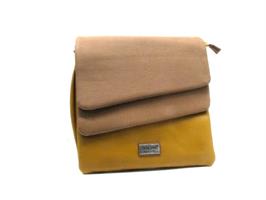 תיק צד אלכסון BIAGINI כפול