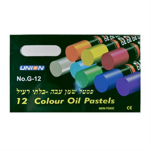 פסטל שמן עבה זוהר 12 יח