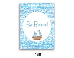 סט של 3 תמונות השראה מעוצבות לחדר ילדים , בנים דגם 011