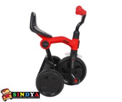 תלת אופן מתקפל בעל מוט דחיפה קיופליי - Ant Plus QPLAY