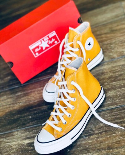 NEW נעלי נשים CONVERSE/ALLSTAR צבע חרדל