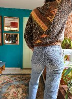 סוודר בגאומטריה מושלמת מידה M/L