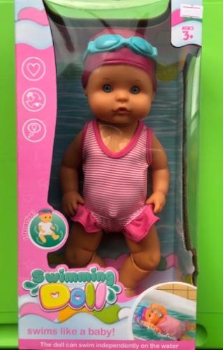 בובה בגד ים ומשקפת