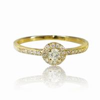 טבעת זהב | טבעת יהלומים | טבעת משובצת יהלומים