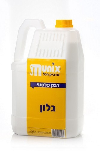 גלון דבק פלסטי 4 ק"ג