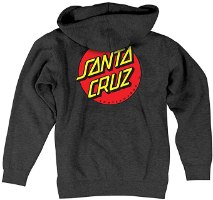 SANTA CRUZ Boys Classic Dot PO Hooded Midweight Sweatshirt