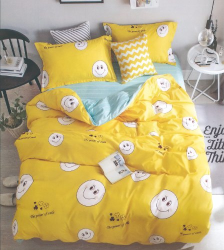 סט מלא יחיד דגם סמילי