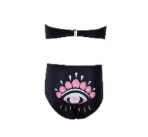 בגד ים סטרפלס עין שחור VIEW - מידות 2-16 שנים