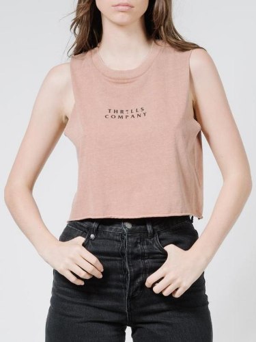 גופית קרופ  THRILLS COMPANY ורוד עתיק