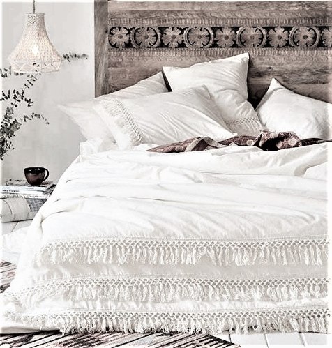 סט מצעים יוקרתי לחדר השינה 100% כותנה איכותית -  לה בוהם