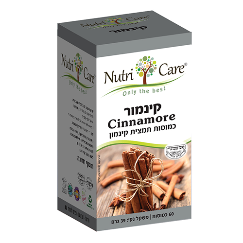 קינמור (קינמון), 60 כמוסות,  נוטרי קר