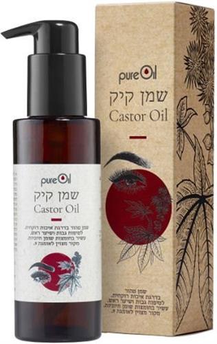 שמן קיק Pure Oil  לטיפוח גבות ושיער הראש