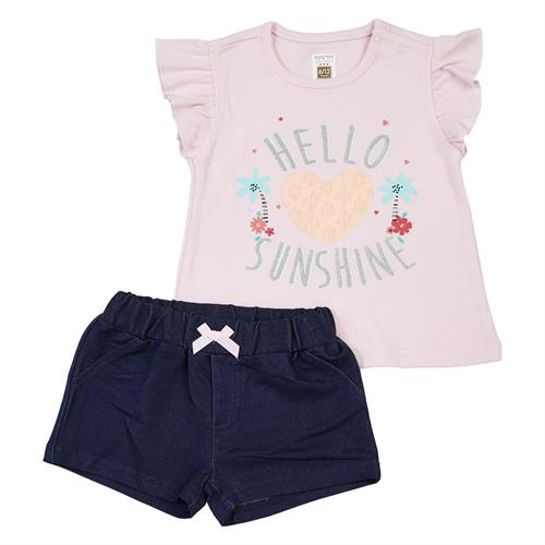 חליפה קצרה סאנשיין ורוד בייבי