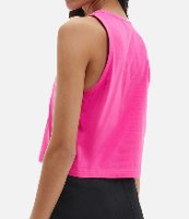 נשים | CALVIN KLEIN TONAL MONOGRAM TANK PINK