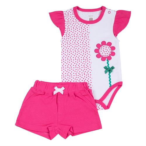 חליפת בגד גוף פרח