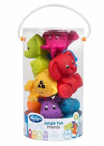 9 חיות גומי לאמבטיה פלייגרו