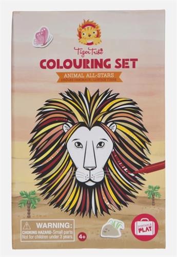 סט צביעה - חיות אול סטארס