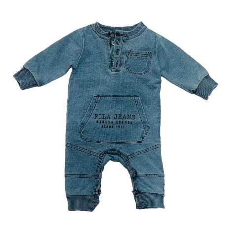 אוברול FILA שרווך ארוך כחול 0-12