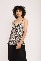 גופית סאטן משי - מנומרת