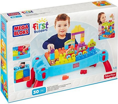 מגה בלוקס עם שולחן מתקפל למזוודה 30 חלקים