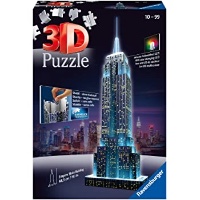 Ravensburger- פאזל תלת מימד מגדל האמפייר סטייט מואר