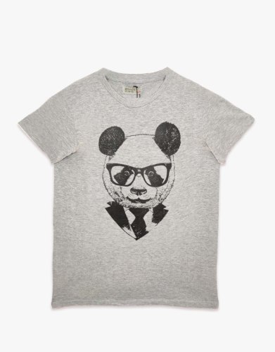 חולצת טריקו גברים מודפס PANDA