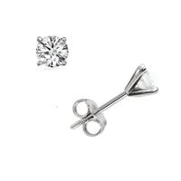 עגילי יהלומים צמודים לאוזן 1.00 קרט