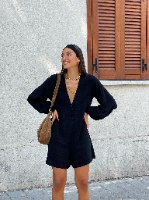 אוברול דורי שחור