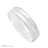 טבעת נישואין מכסף RG6229