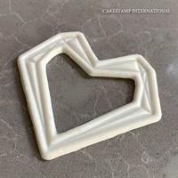 תבנית לב דגם אליס ליצירה | לב אליס| מסגרת לב אליס לטו' באב| עוגה רומנטית טו' באב חדש מאתי דבש