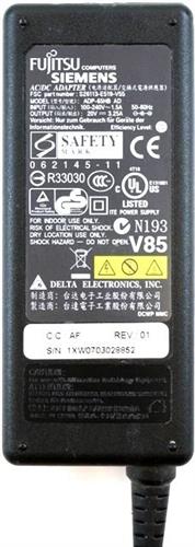 מטען מקורי פוגיטסו Fujitsu Siemens 20v 3.25A (Original)