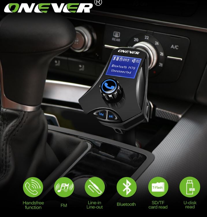 משדר fm של חברת onever לרכב