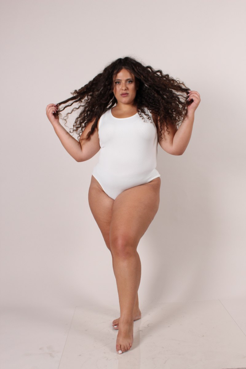 Bodysuit מרני לבן