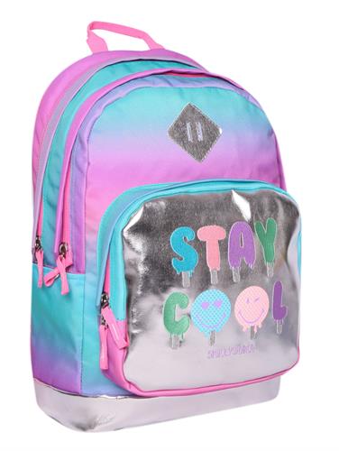 תיק גב סמיילי סגול ורוד