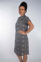 שמלת גלביה אריג כותנה