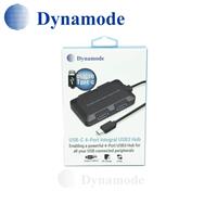 מפצל Type C לחיבור USB 3.0 עם 4 יציאות