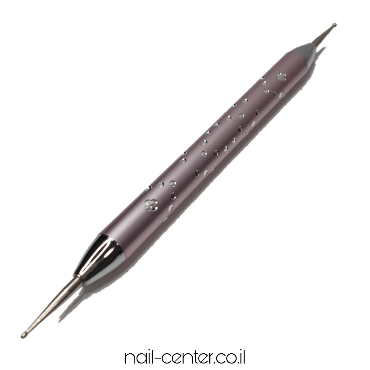 מנקד עם אבנים - ורוד