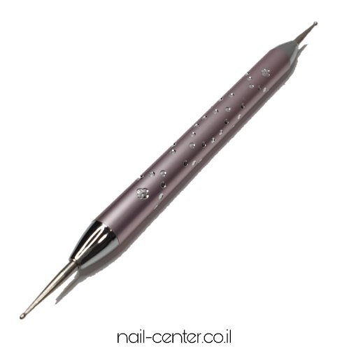 מנקד עם אבנים - ורוד