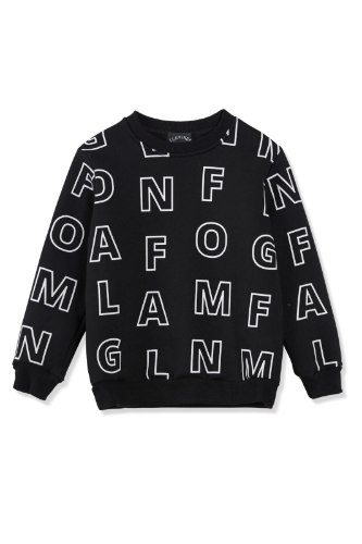 סוויטשירט FLAMINGO שחור