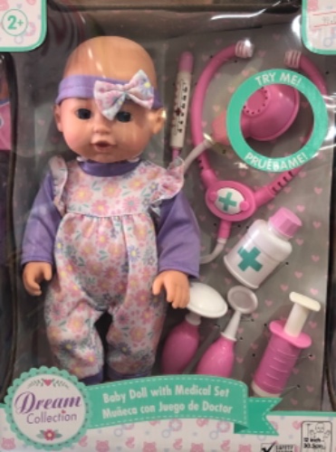 בובה + סט רופא